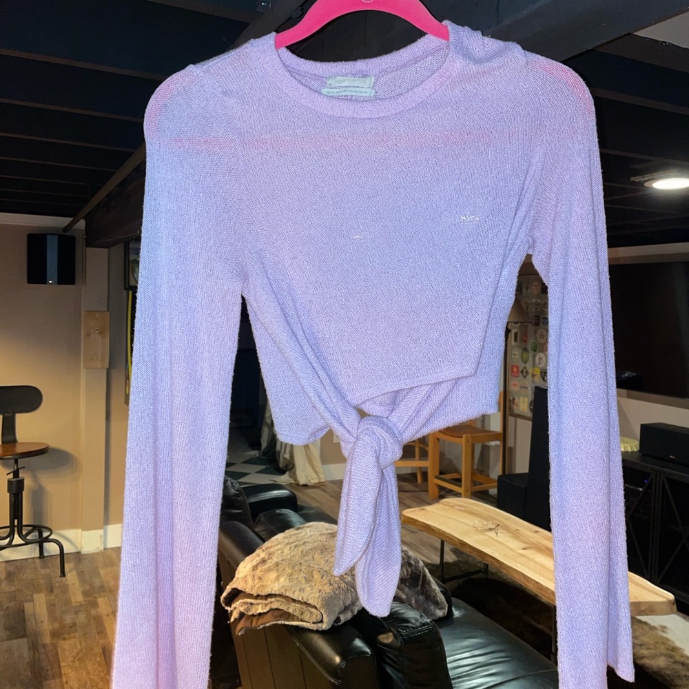 Urban outfitters long sleeve crop